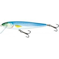 Wobler Salmo White Fish Floating 13cm, Blue Silver - Limited Edition