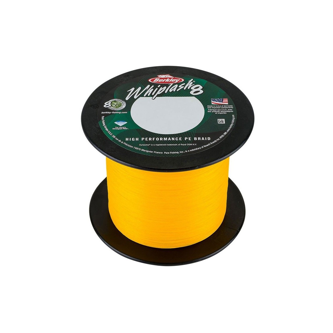 Plecionka Berkley Whiplash8 2000m, Yellow