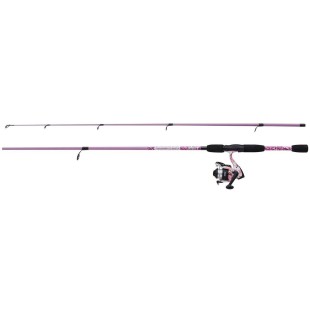 Zestaw wędka + kołowrotek Mitchell Tanager Pink Camo II Spin Combo - 2,40m 10-30g