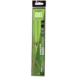 Przypon C-Tec Carp Fast Rigs Barbless Weed Green 23cm (2szt.)