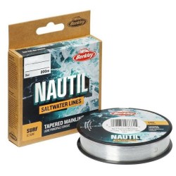 Żyłka przyponowa Berkley Nautil Surf Monofilament Tapared Clear 0,28-0,57mm/200m