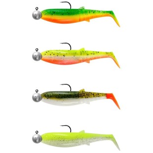 Zestaw przynęt gumowych Savage Gear Cannibal Shad Darkwater Mix 12,5cm/20g (4szt.)