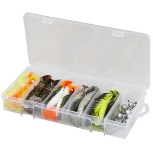Zestaw przynęt gumowych i główek jigowych Savage Gear Cannibal Shad Kit 10cm/12,5cm