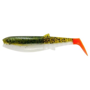 Przynęta gumowa Savage Gear Cannibal Shad 20cm/80g, Olive Hot Orange