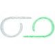 Przynęta gumowa Libra Lures Flex Worm 9,5cm, 000 Glow UV Green
