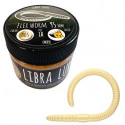 Przynęta gumowa Libra Lures Flex Worm 9,5cm, 005 Cheese