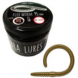 Przynęta gumowa Libra Lures Flex Worm 9,5cm, 038 Brown