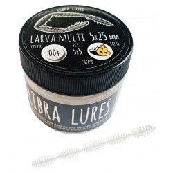 Przynęta gumowa Libra Lures Larva Multi, 004 Silver Pearl