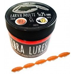 Przynęta gumowa Libra Lures Larva Multi, 011 Hot Orange