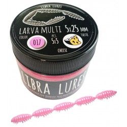 Przynęta gumowa Libra Lures Larva Multi, 017 Bubble Gum