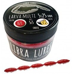Przynęta gumowa Libra Lures Larva Multi, 021 Red