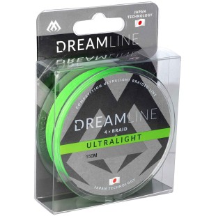 Plecionka Mikado Dream Line Ultralight 150m, Fluo Green