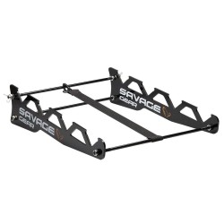 Uchwyt na wędki do pływadełka Savage Gear Belly Boat Rod Station Black 4 Rods