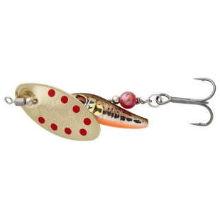 Błystka Savage Gear Sticklebait Spinner Sinking, Minnow Gold Red