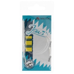 Przypon Mikado Fluorocarbon Jaws Medium 25cm/12kg (2szt.)