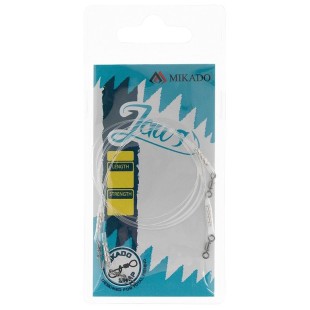 Przypon Mikado Fluorocarbon Jaws Medium 25cm/12kg (2szt.)