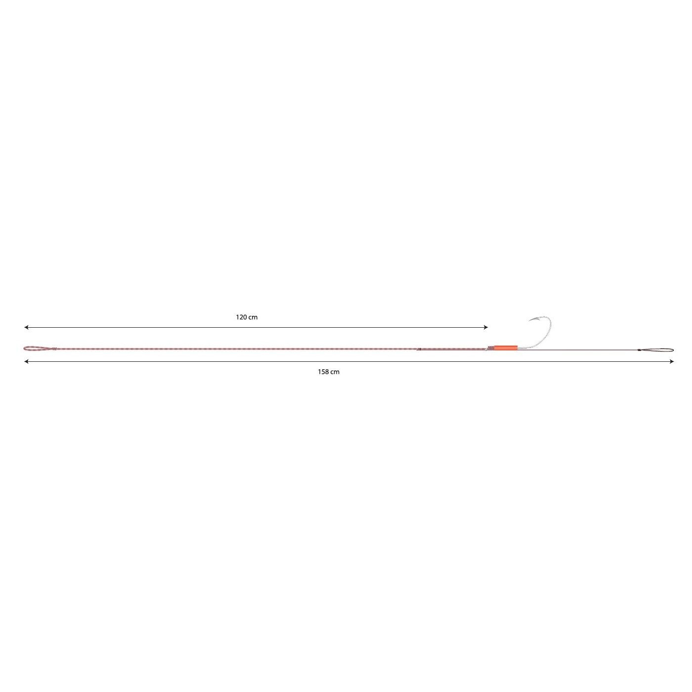 Przypon Mikado Intro Cat Adjustable Pellet Rig, rozm.4/0/120cm