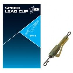Klips Nash Speed Lead Clip - Weed Green (8szt.)