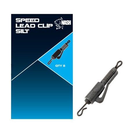 Klips Nash Speed Lead Clip - Silt (8szt.)