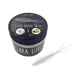 Przynęta gumowa Libra Lures Turbo Worm, 001 White