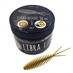 Przynęta gumowa Libra Lures Turbo Worm, 036 Coffe Milk
