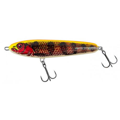 Wobler Salmo Sweeper Sinking, Holo Red Perch