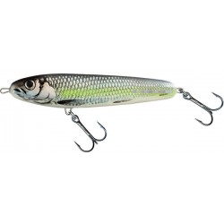 Wobler Salmo Sweeper Sinking, Silver Chartreuse Shad