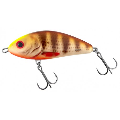 Wobler Salmo Fatso Sinking 10cm/52g, Spotted Brown Perch