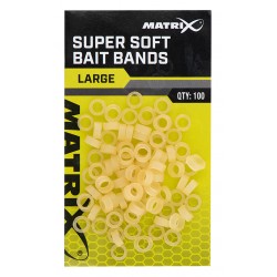Gumki Matrix Super Soft Bait Bands - Large (100szt.)