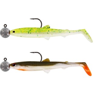 Zestaw przynęt gumowych Westin BullTeez Rigged'N Ready rozm.4/0, 9,5cm/7g - Dark Water Mix 5