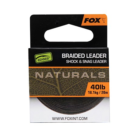 Plecionka przyponowa Fox Naturals Braided Leader 20m