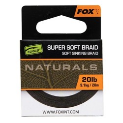 Plecionka przyponowa Fox Naturals Soft Braid Hooklength 20m