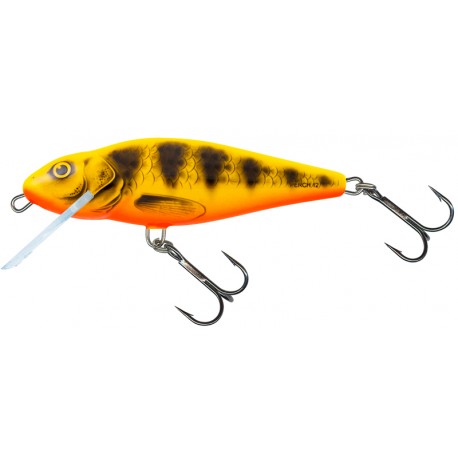 Wobler Salmo Perch Floating, Yellow Red Tiger