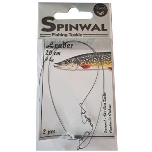 Przypon wolframowy Spinwal Leader 20cm/9kg (2szt.) Przypon wolframowy Spinwal Leader 20cm/9kg (2szt.)