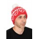 Czapka Fox Rage Voyager Red & White Bobble Hat