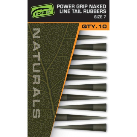 Nasadka Fox Power Grip Naked Line Tail Rubbers, rozm.7 (10szt.)