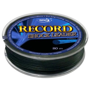 Strzałówka Katran Record Shock Leader 80m, Dark Green