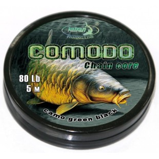 Plecionka przyponowa Katran Leadcore Comodo 80lb/5m