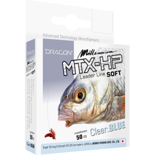 Żyłka przyponowa Dragon Millenium MTX-HP Leader Line Soft, Clear Blue