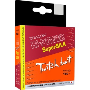Żyłka Dragon Hi-Power Super Silk Twitch Bait 150m, szaro-niebieska