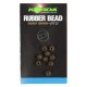 Koraliki gumowe Korda Safe Zone Rubber Beads - Brown (25szt.)