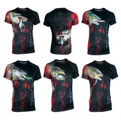 Koszulka Dragon CoolMax Black - różne wzory do wyboru