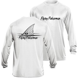 Koszulka Flying Fisherman Performance Redfish White