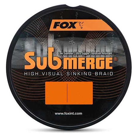 Plecionka Fox Submerge High Visual Sinking Braid 300m, Bright Orange