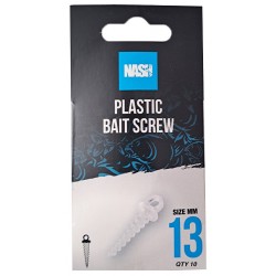 Wkrętka do przynęt Nash Plastic Bait Screws 13mm (10szt.)
