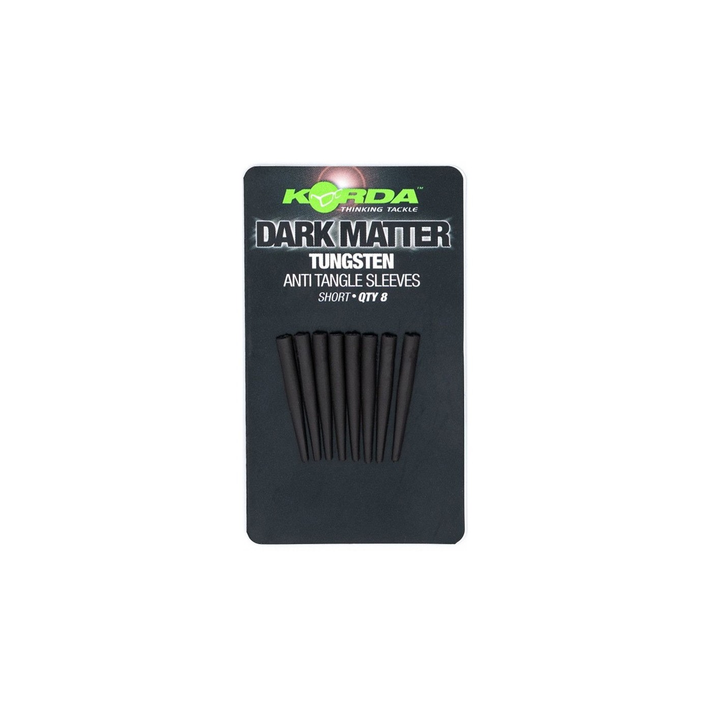 Korda Dark Matter Tungsten Anti Tangle Sleeve Short Karpfenangeln