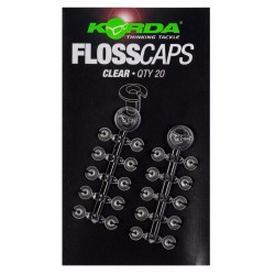 Stopery Korda Floss Caps Clear (20szt.)