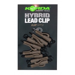 Bezpieczny klips Korda Hybrid Lead Clips Clay (8szt.)
