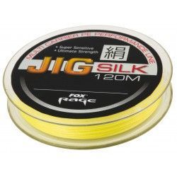 Plecionka Fox Rage 0,25mm/120m Jig Silk, żółta fluo