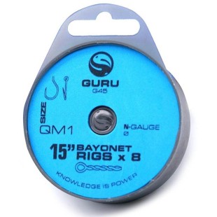 Przypon Guru QM1 Bayonet Ready Rigs 38cm (8szt.)
